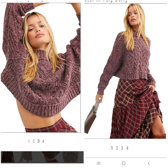 Free People Carousel Chunky Sweater - Picture 2 of 6